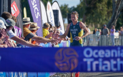 Hauser and Hoitink take Oceania Triathlon Championship titles in Taupo
