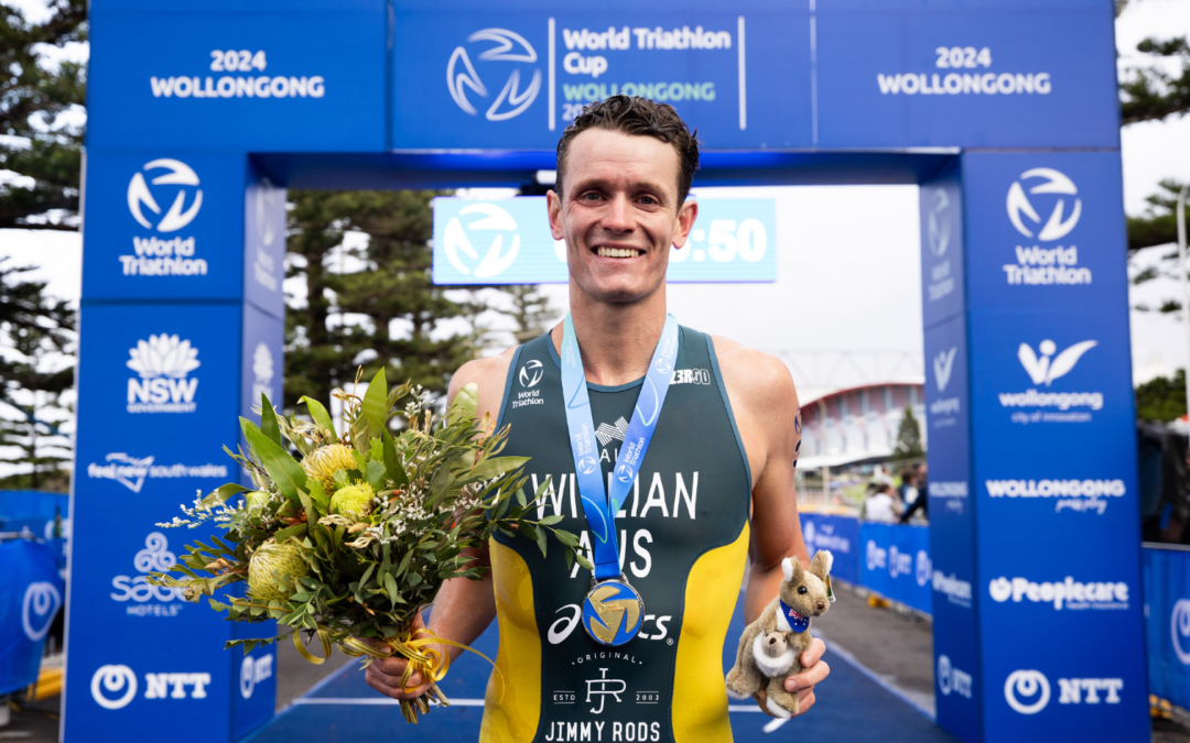 Luke Willian makes Paris intentions clear with World Triathlon Cup Wollongong win