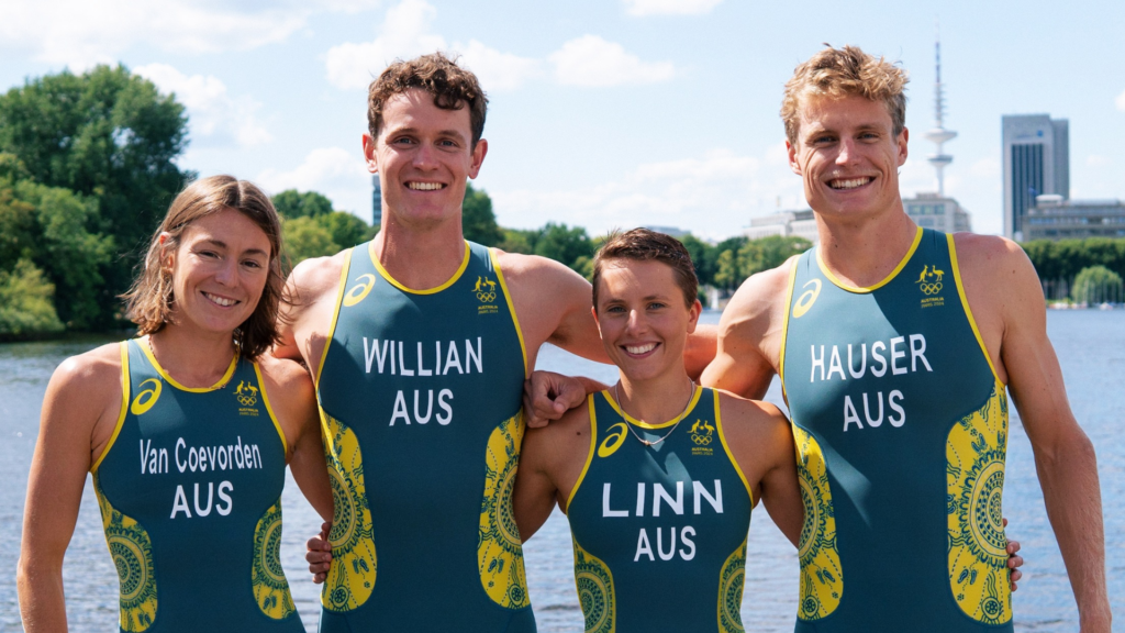  Your guide to the Paris 2024 Olympic triathlon events – AusTriathlon Illustration 