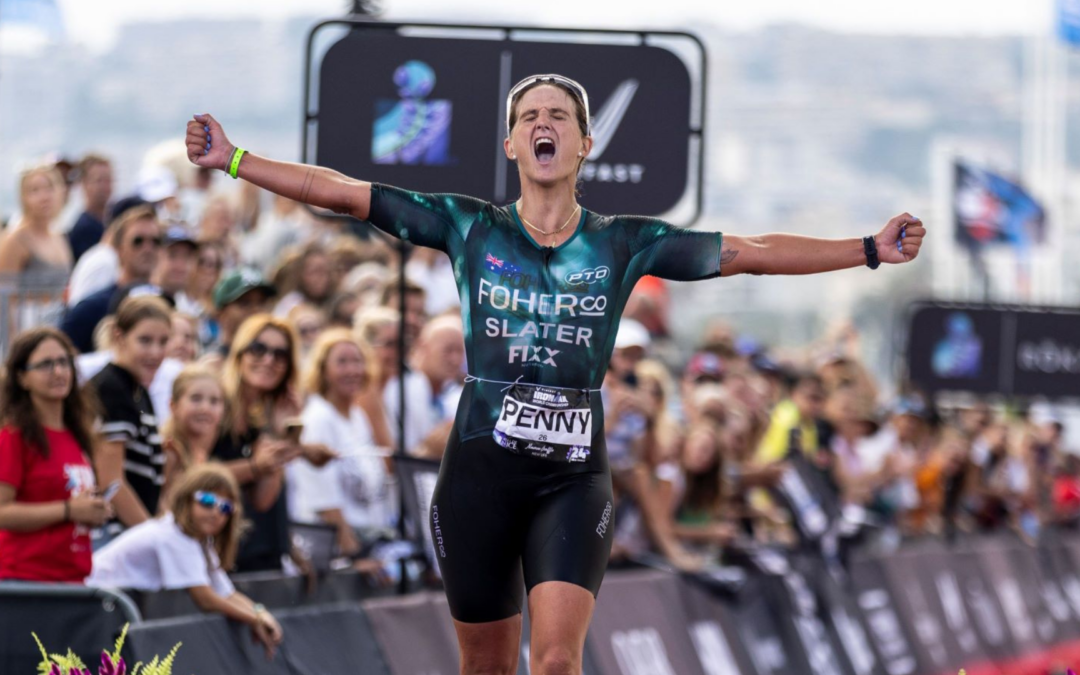 Slater surges to seventh place finish at IRONMAN World Championship