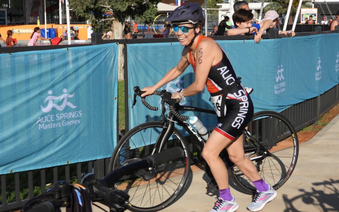 Triathlon a star of the 2024 Alice Springs Masters Games