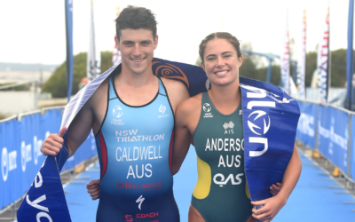 Anderson and Caldwell take Oceania Triathlon Junior titles in Devonport