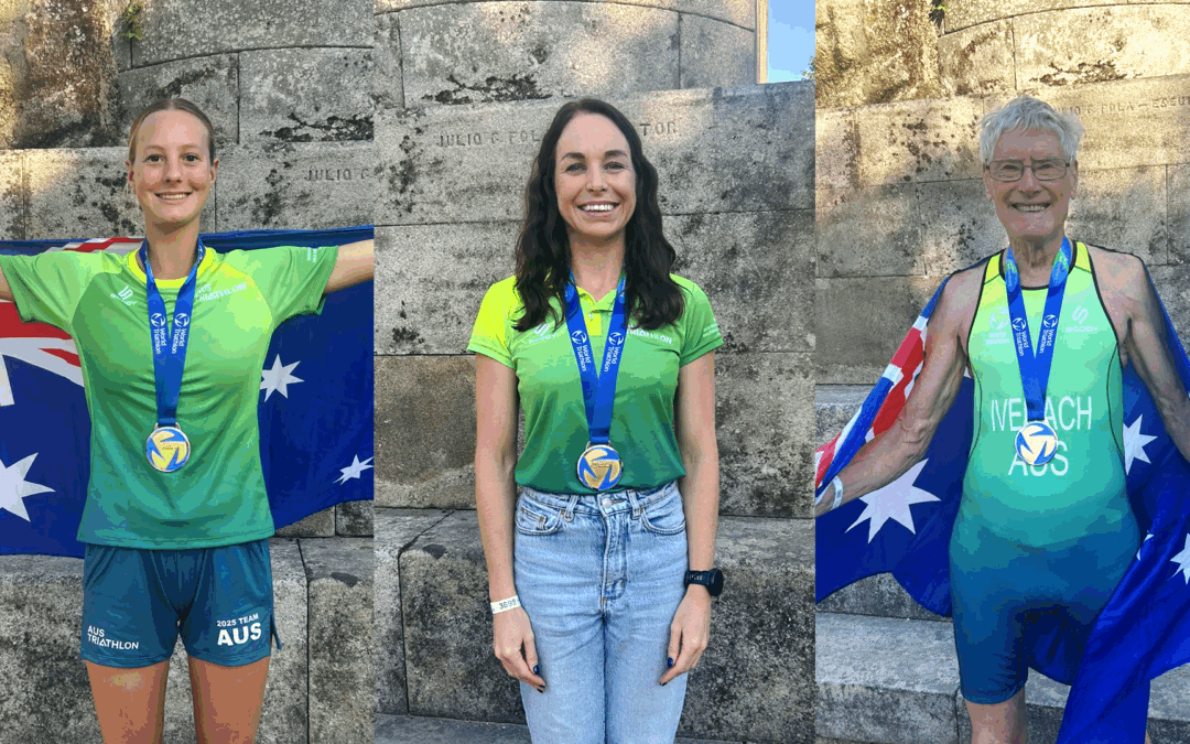 World Champion trio lead Australia to six-medal Aquathlon haul in Pontevedra