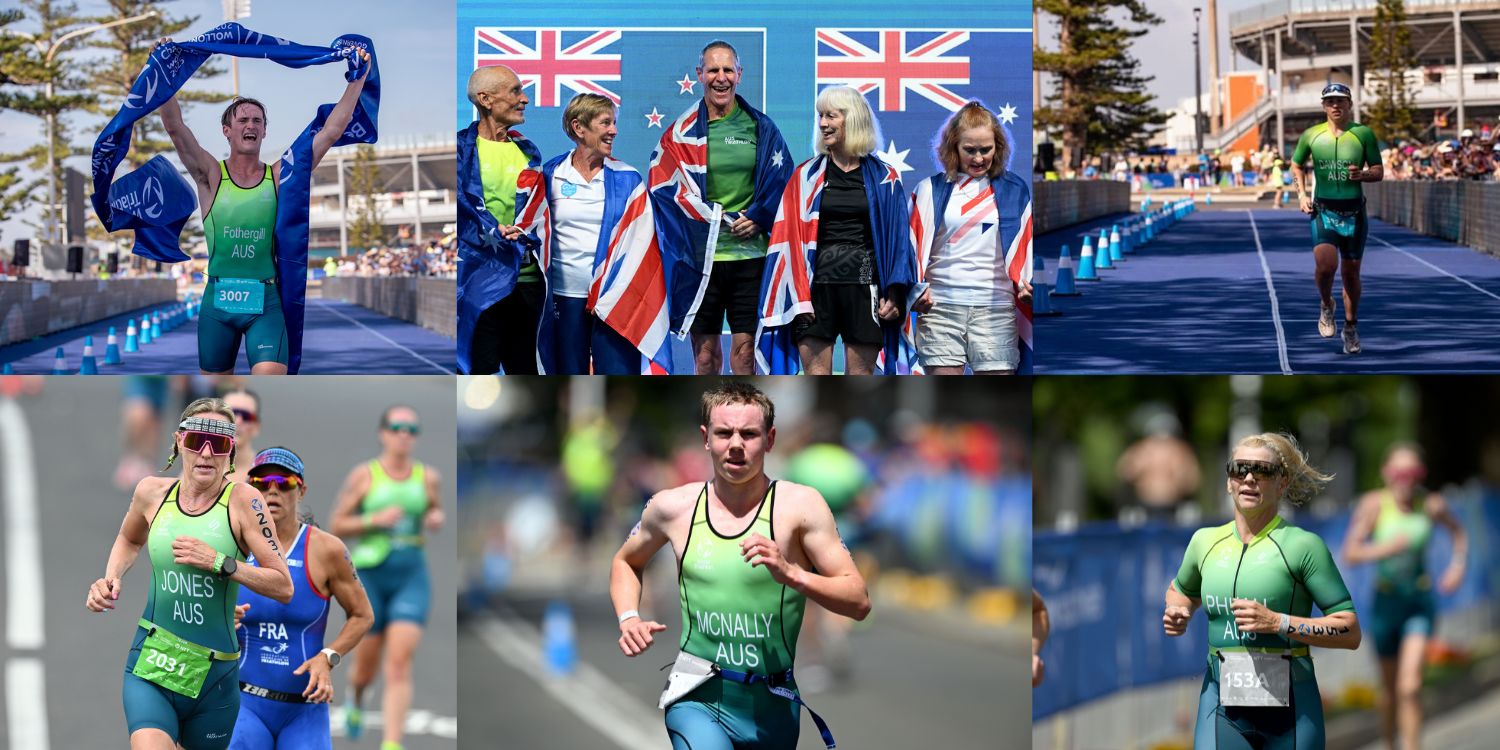 Australian Age Group Team Shines on Home Soil at the 2025 World Triathlon Championship Finals