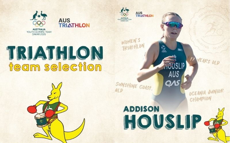 Sunshine Coast’s Addison Houslip Secures Youth Olympic Games Selection