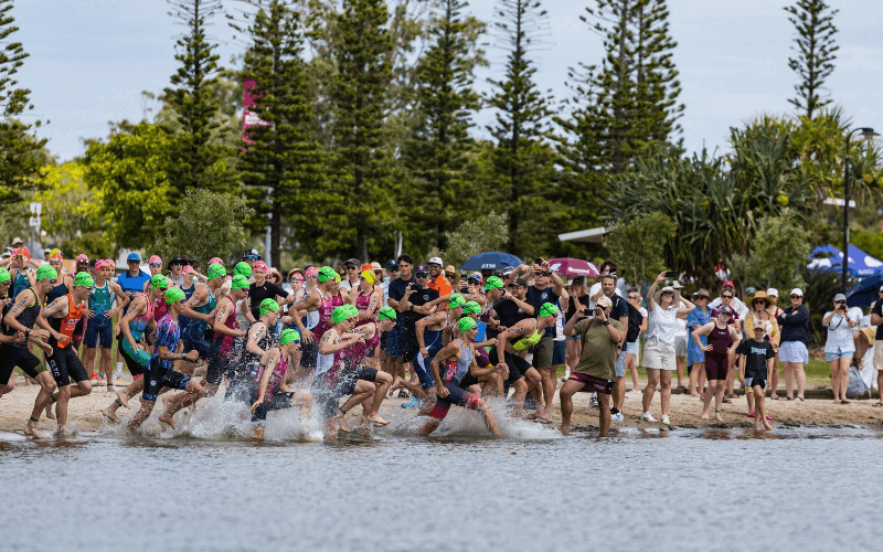 Record breaking numbers flock to All Schools Triathlon and Aquathlon